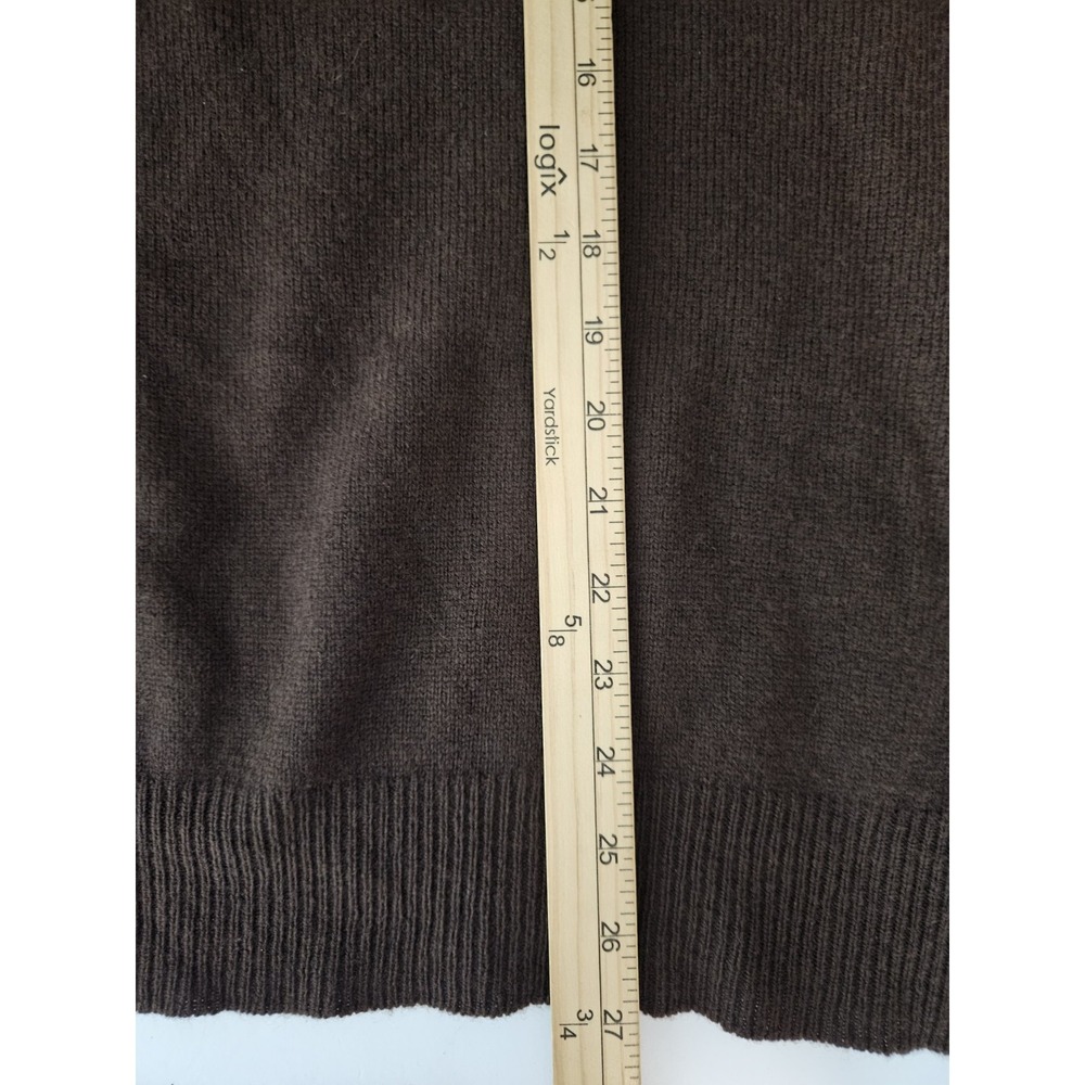 Polo Ralph Lauren Men's Vintage Long Sleeve Lambswool Knit Sweater Brown 2XL - Picture 7 of 7